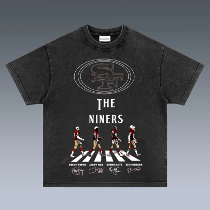 Unisex-Adult Ultra Cotton Washed T-Shirt Graphic SUPER BOWL XXIX CHAMPS - 49ERS TEE