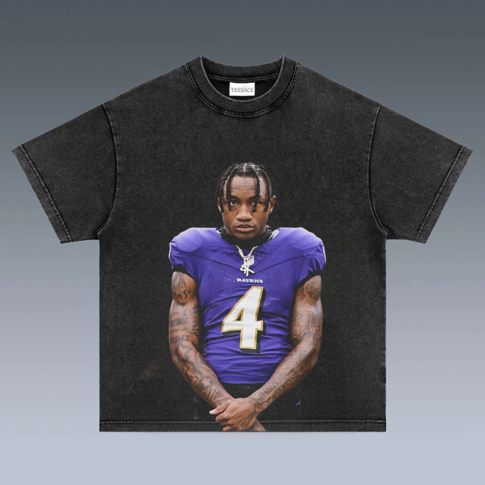 VINTAGE TEE | RAVENS ZayFlowers