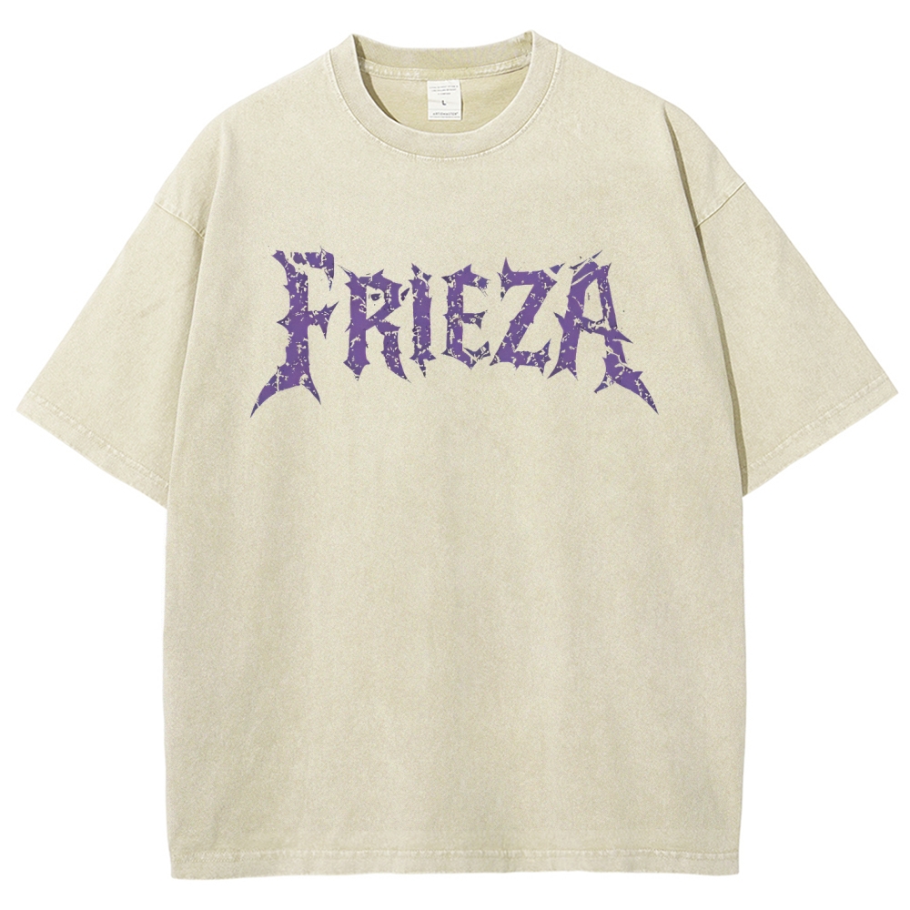 Frieza Dragon Ball Printed Unisex Washed T-Shirt