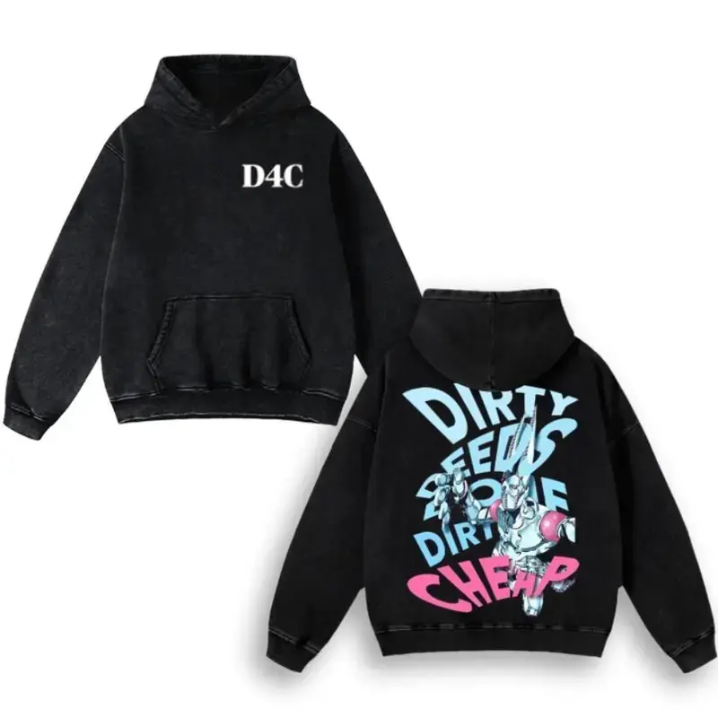 JoJo's Bizarre Adventure Vintage Unisex Washed T-Shirt