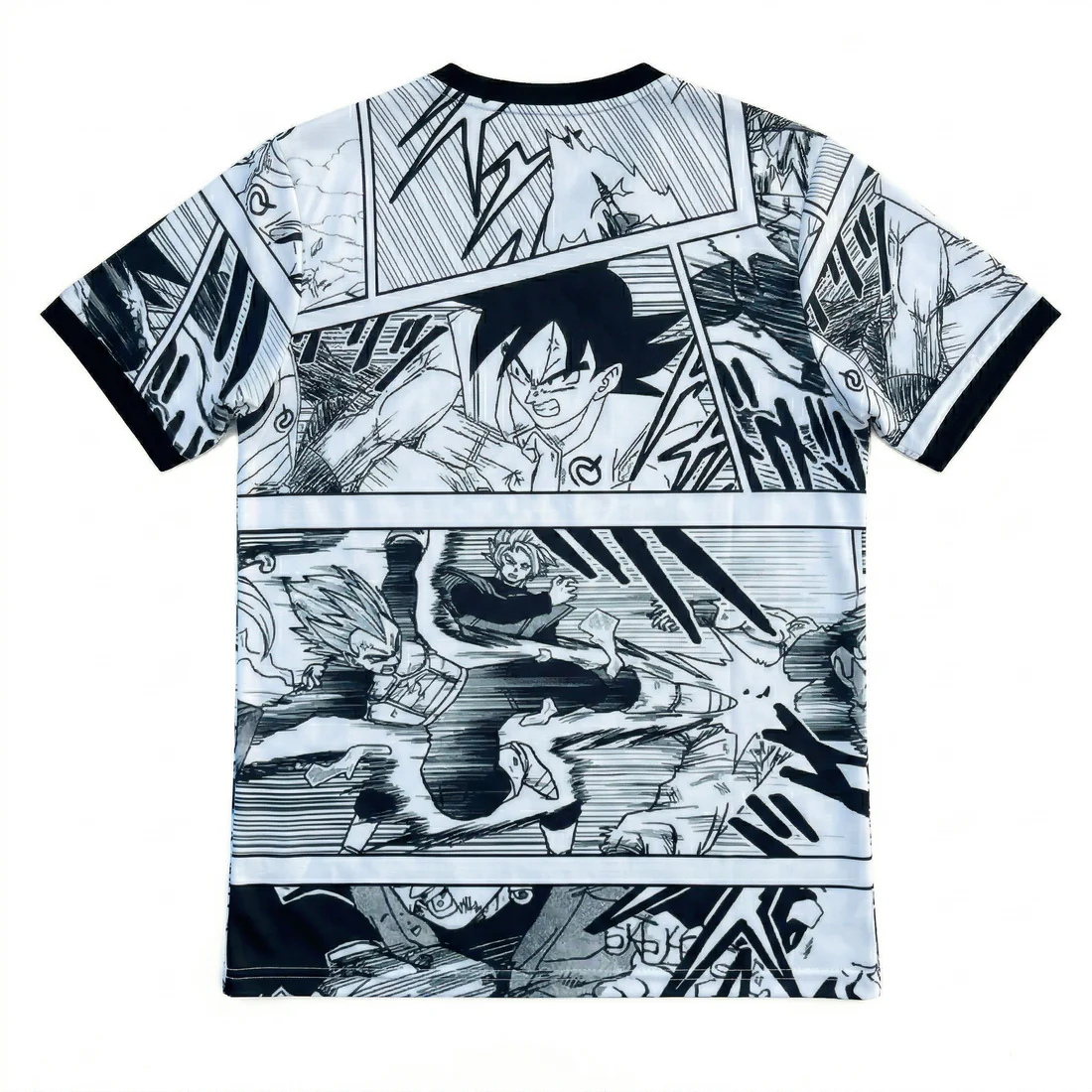 Dragon Ball Crew Neck Football Jersey Football Jersey 