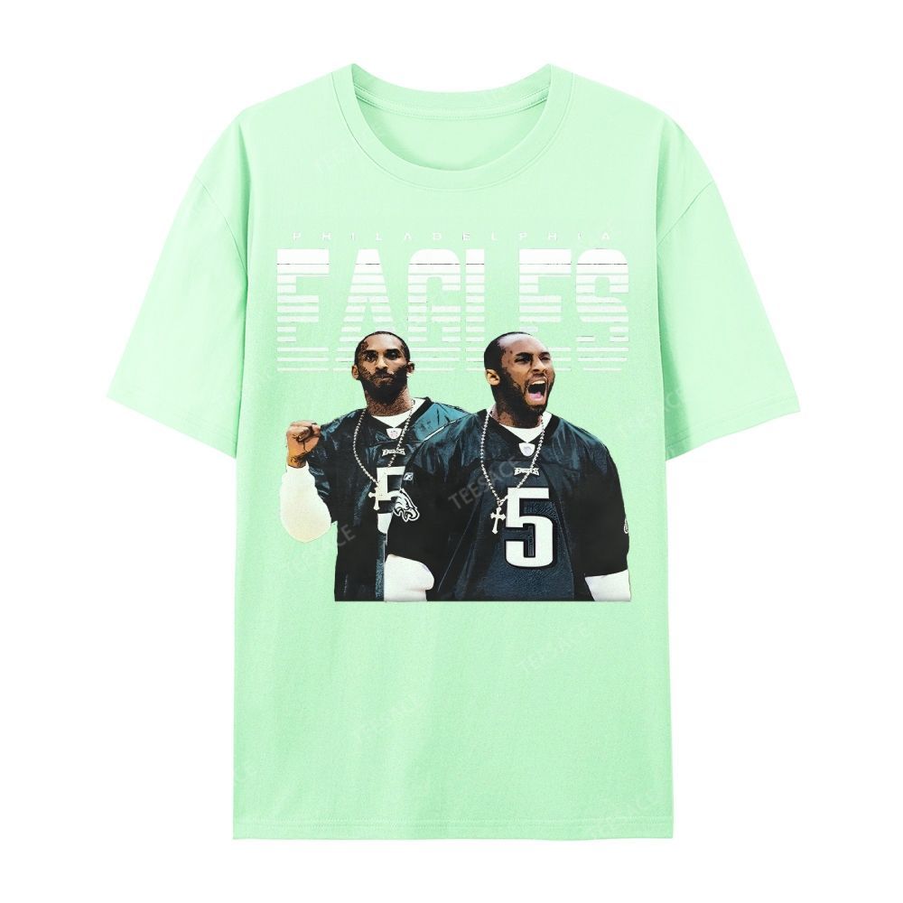 VINTAGE Unisex-Adult TEE | EAGLES KOBE Classic Washed Denim