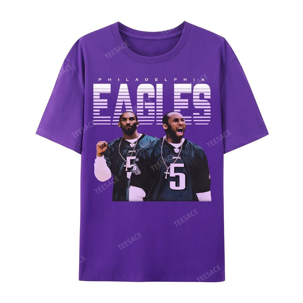VINTAGE Unisex-Adult TEE | EAGLES KOBE Classic Washed Denim