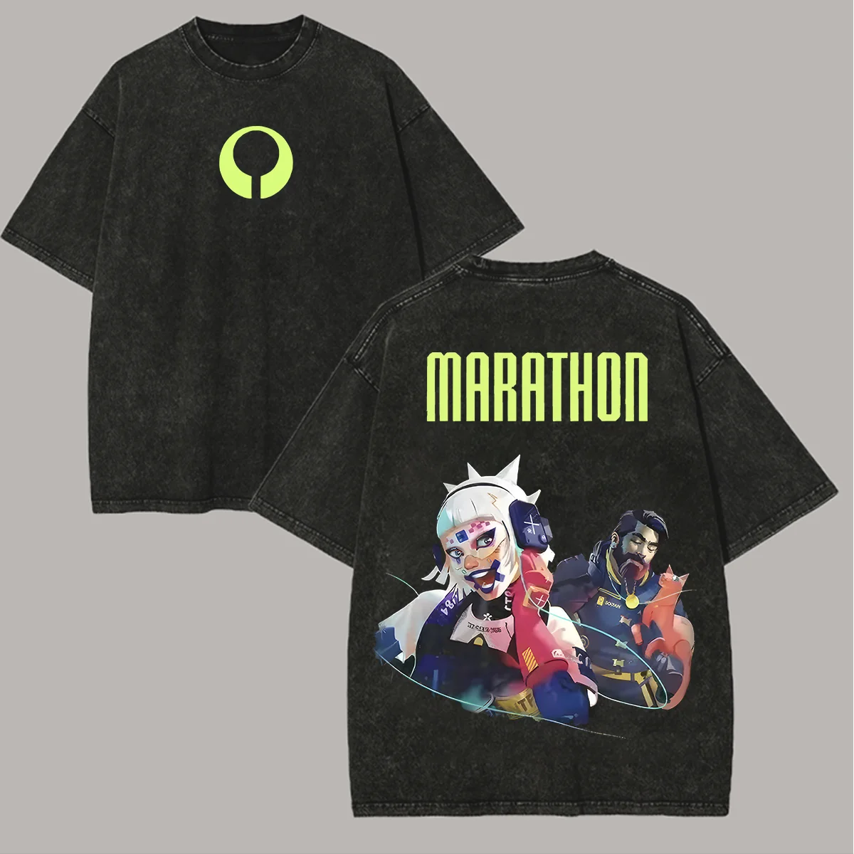 Marathon Unisex Washed T-Shirt