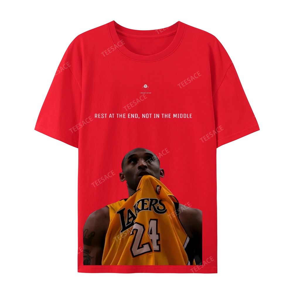 KOBE Vintage Tee Unisex-Adult Oversized Washed Cotton T-Shirt 