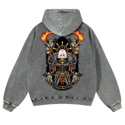 Warhammer 40k Vintage Unisex Washed Hoodies 