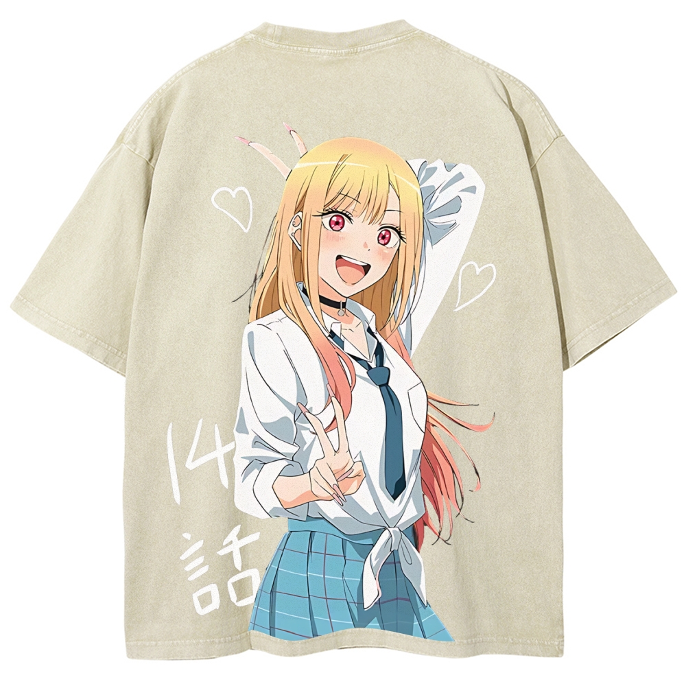 My Dress-Up Darling Marin Kitagawa Vintage Unisex Washed T-Shirt