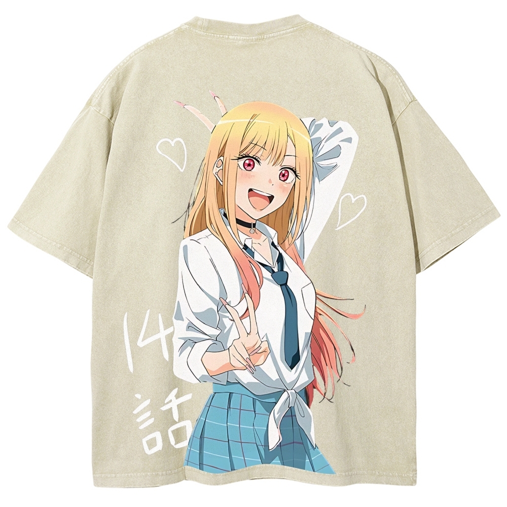 My Dress-Up Darling Marin Kitagawa Vintage Unisex Washed T-Shirt