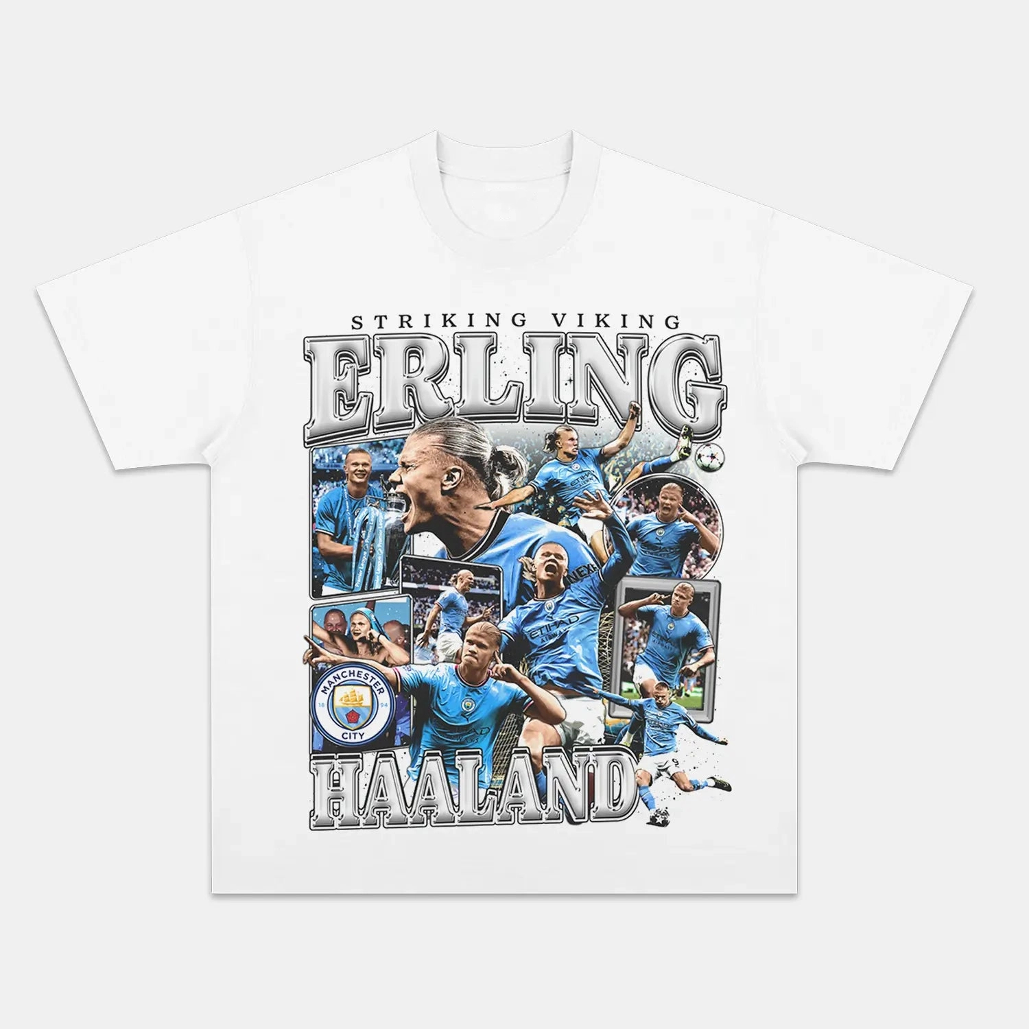 Unisex-Adult Ultra Cotton Washed T-Shirt Graphic  HAALAND V2 TEE