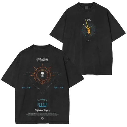 Jujutsu Kaisen Vintage Unisex Washed T-Shirt