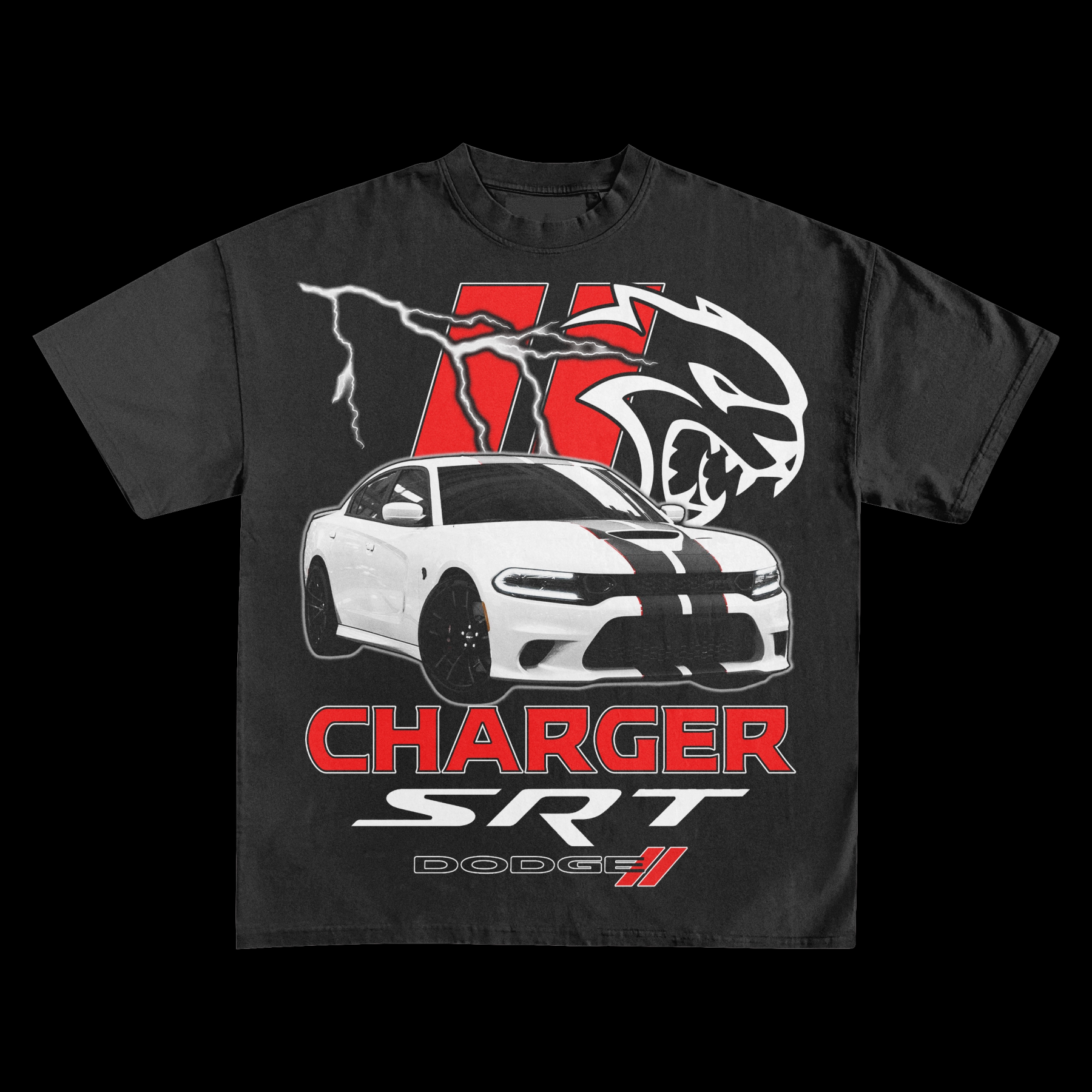 DODGE CHARGER SRT HELLCAT VINTAGE TEE
