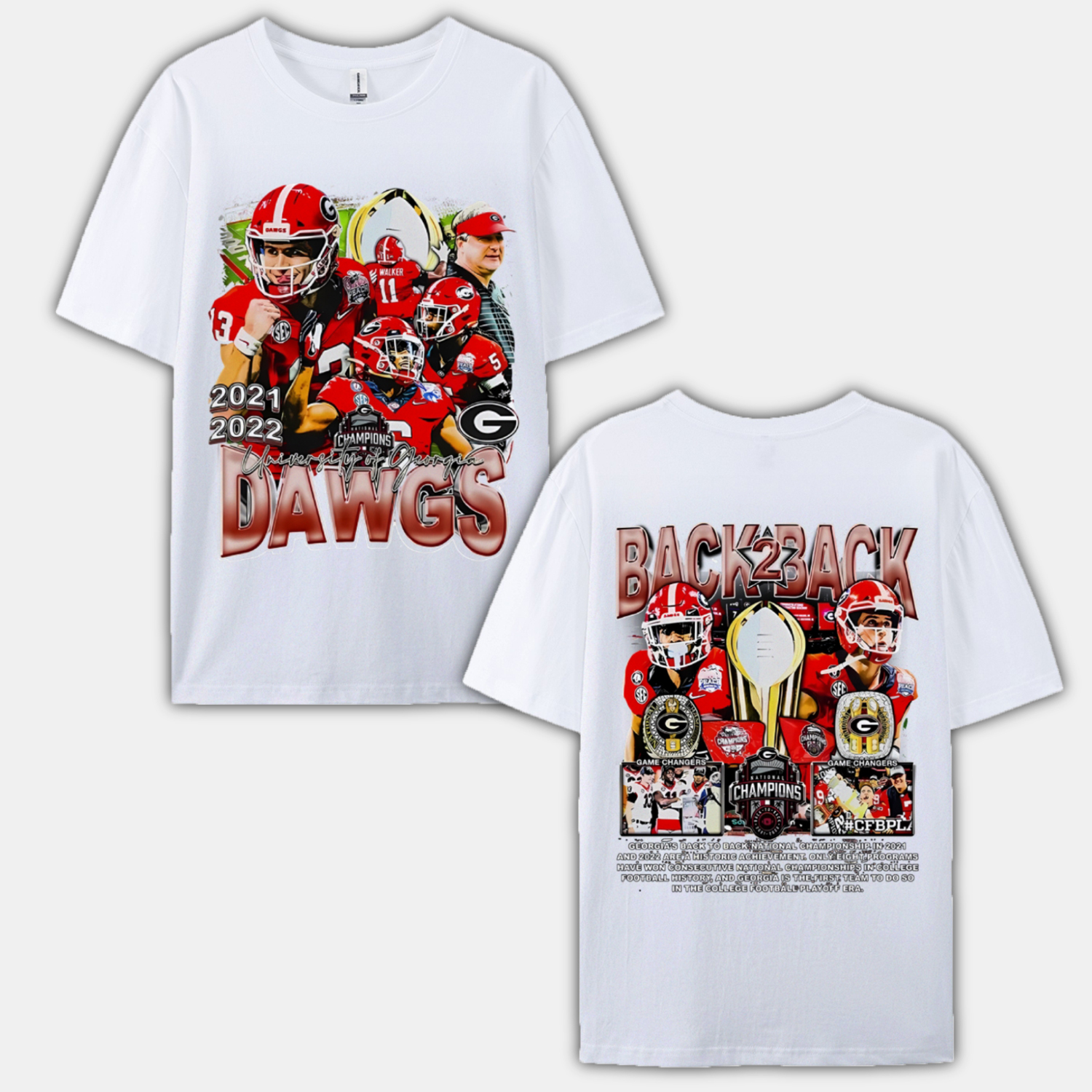 Unisex-Adult Ultra Cotton Washed T-Shirt - GEORGIA TEE