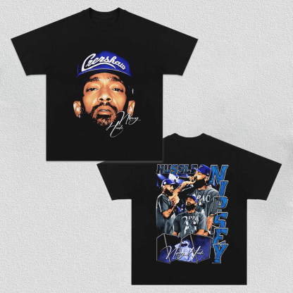Unisex-Adult Ultra Cotton Washed T-Shirt Graphic Hussle & Motivate TEE