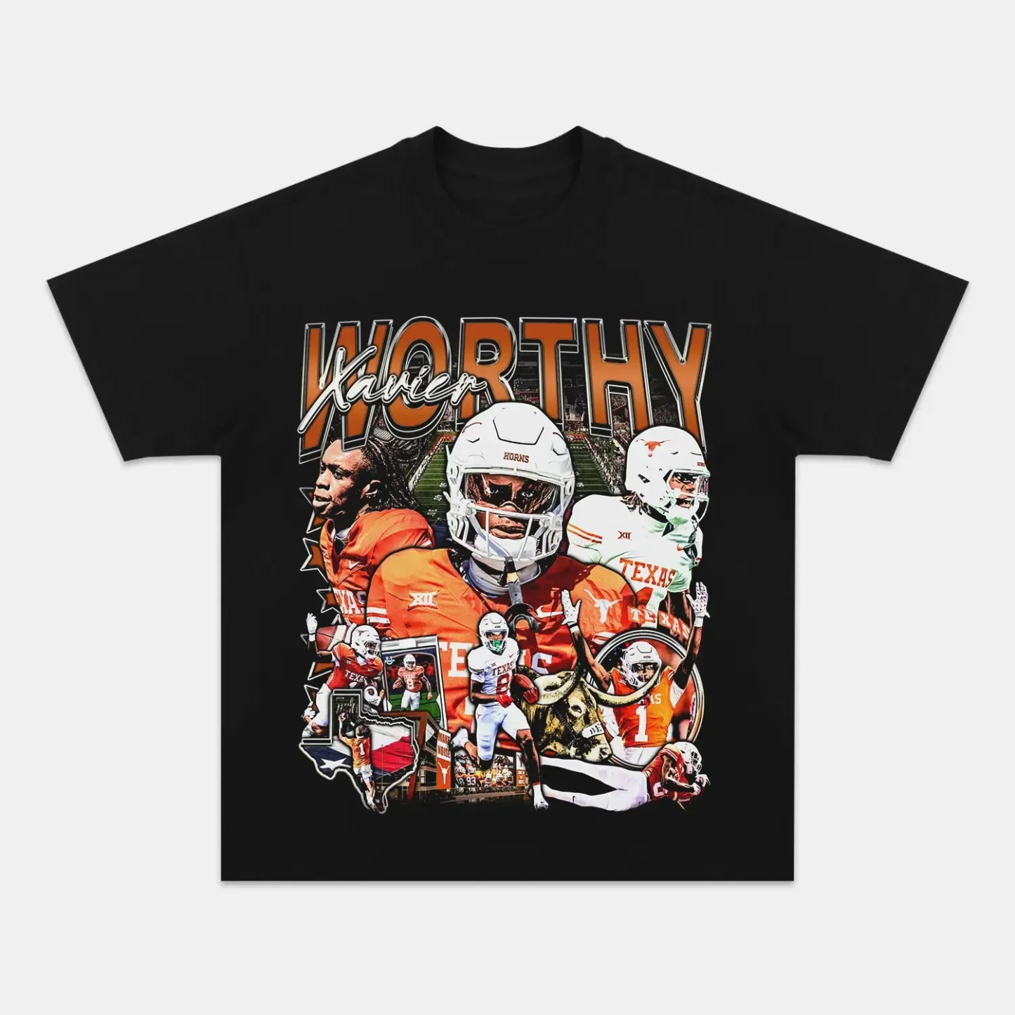 Unisex-Adult Ultra Cotton Washed T-Shirt Graphic    XAVIER WORTHY TEE (Men&Women)