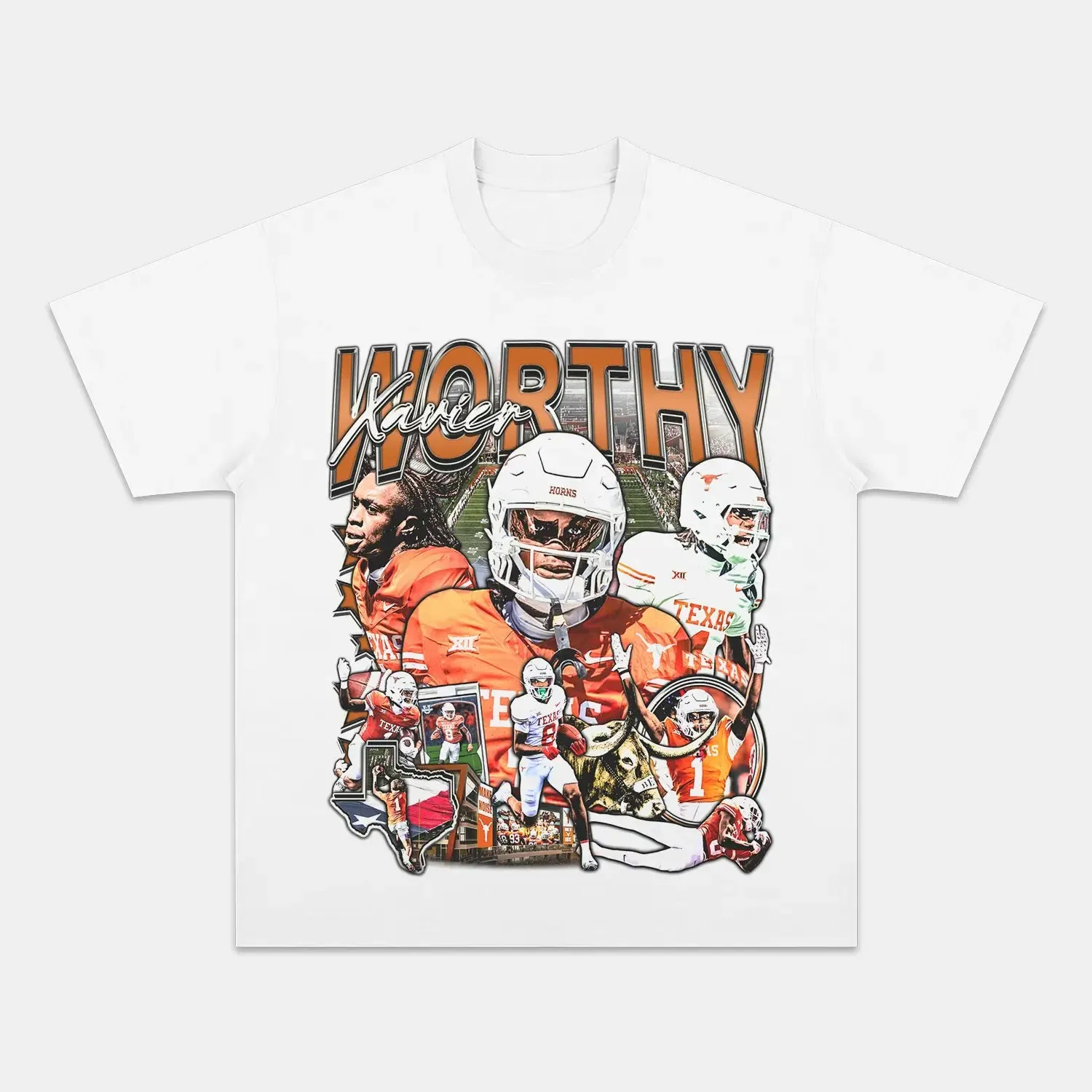 Unisex-Adult Ultra Cotton Washed T-Shirt Graphic    XAVIER WORTHY TEE (Men&Women)