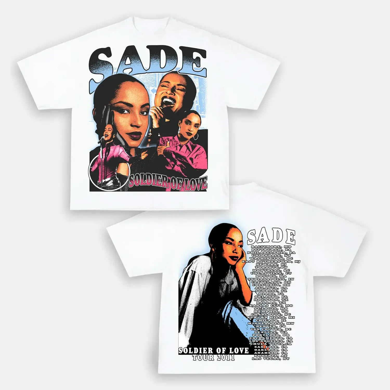 Unisex-Adult Ultra Cotton Washed T-Shirt Graphic  SADE TEE