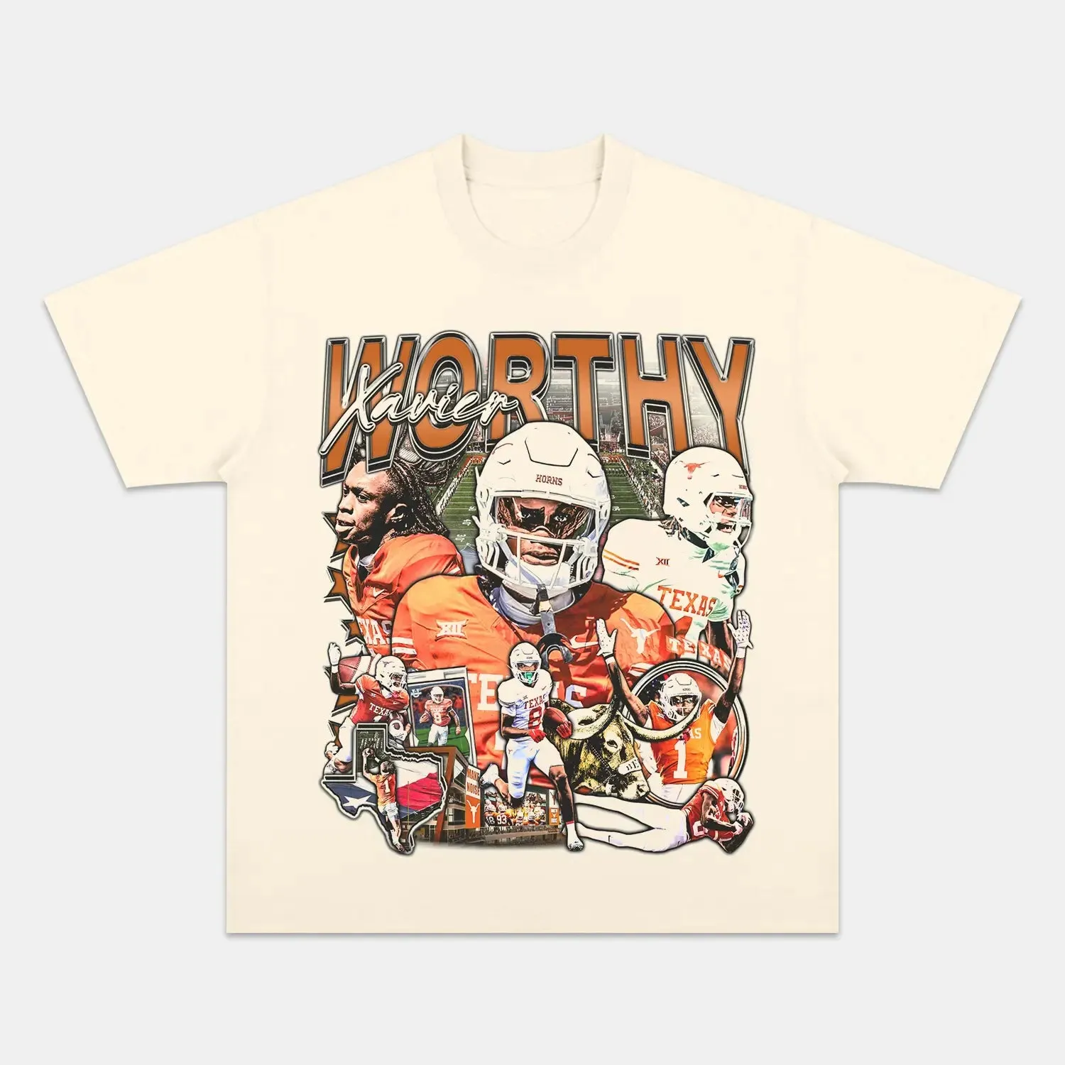 Unisex-Adult Ultra Cotton Washed T-Shirt Graphic    XAVIER WORTHY TEE (Men&Women)