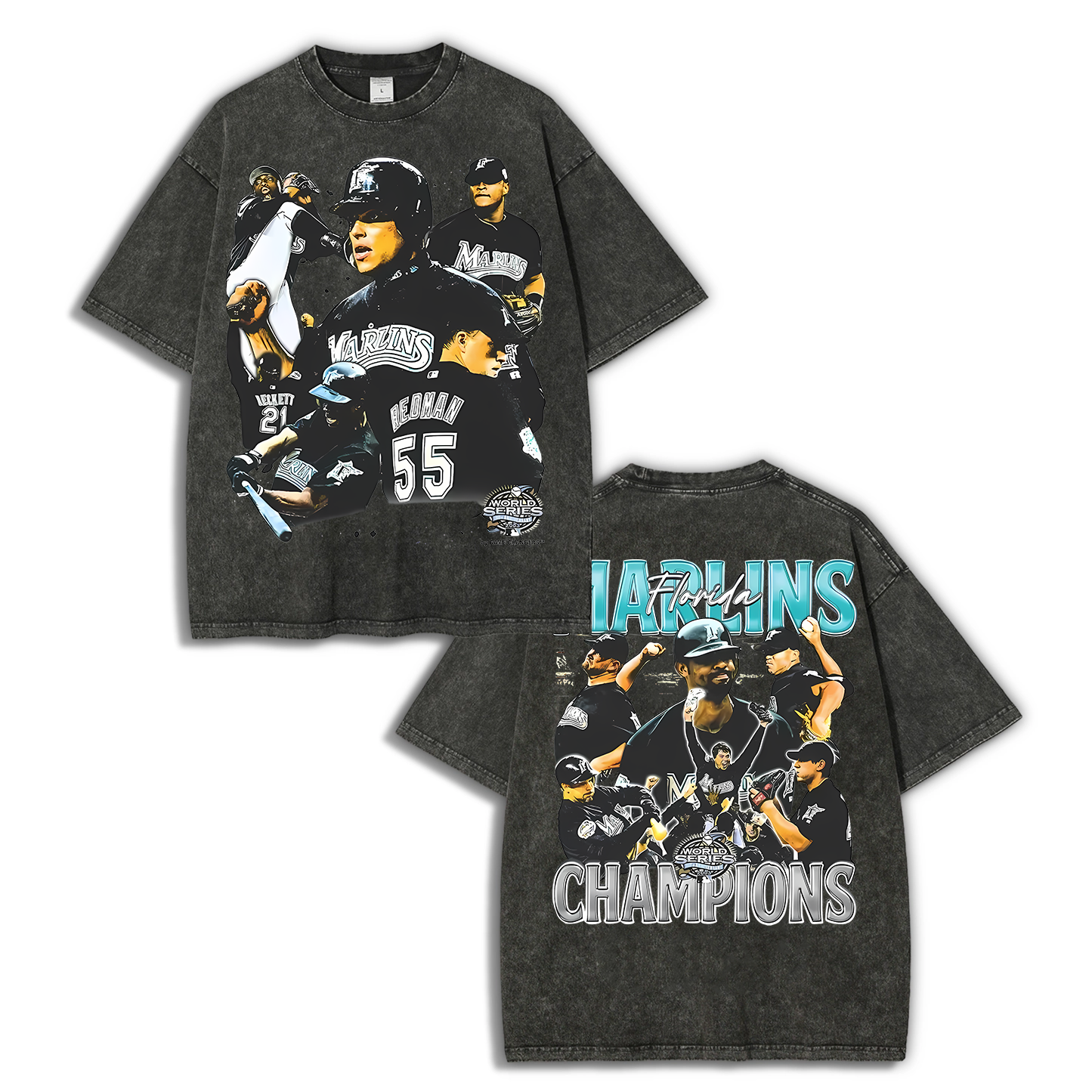 2003 WORLD SERIES CHAMPS  MARLINS TEE