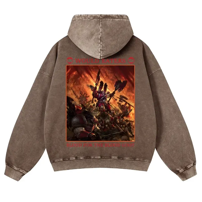Warhammer 40k Vintage Unisex Washed Hoodies 