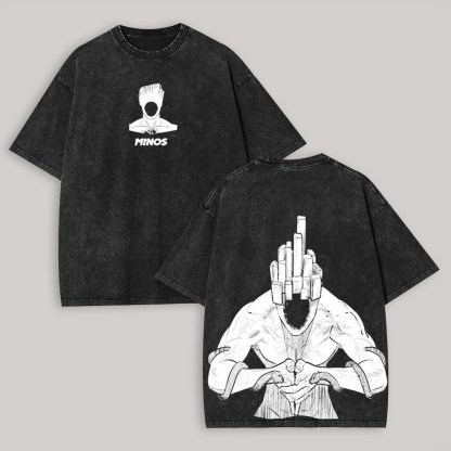 Ultrakill Minos Printed Unisex Washed T-Shirt