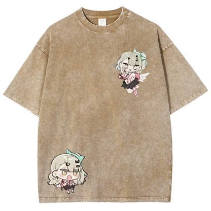 SUNNA Zenless Zone Zero Printed Unisex Washed T-Shirt