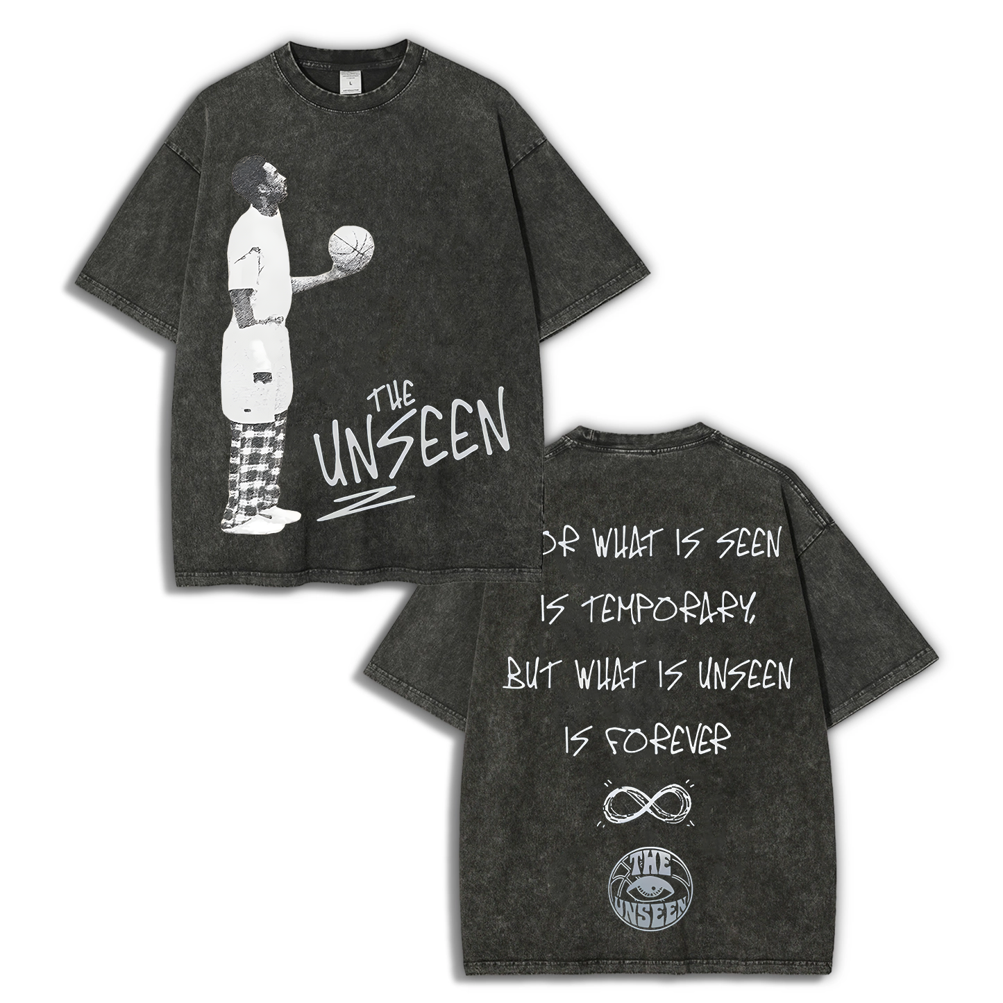 Unisex Fit Washed T-Shirt KOBE BRYANT TEE