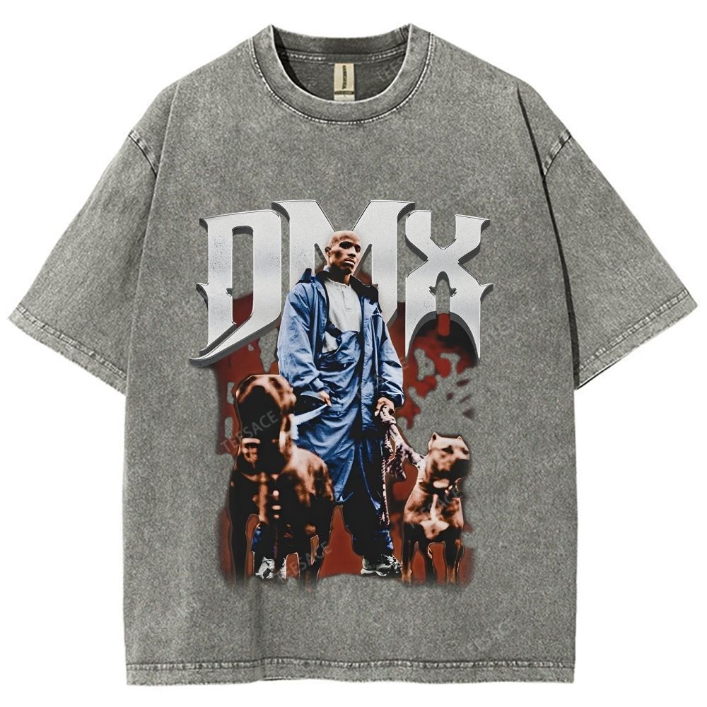 Unisex-Adult Ultra Cotton Washed T-Shirt Graphic  DMX TEE