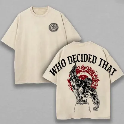 Escanor Seven Deadly Sins Vintage Unisex Washed T-Shirt