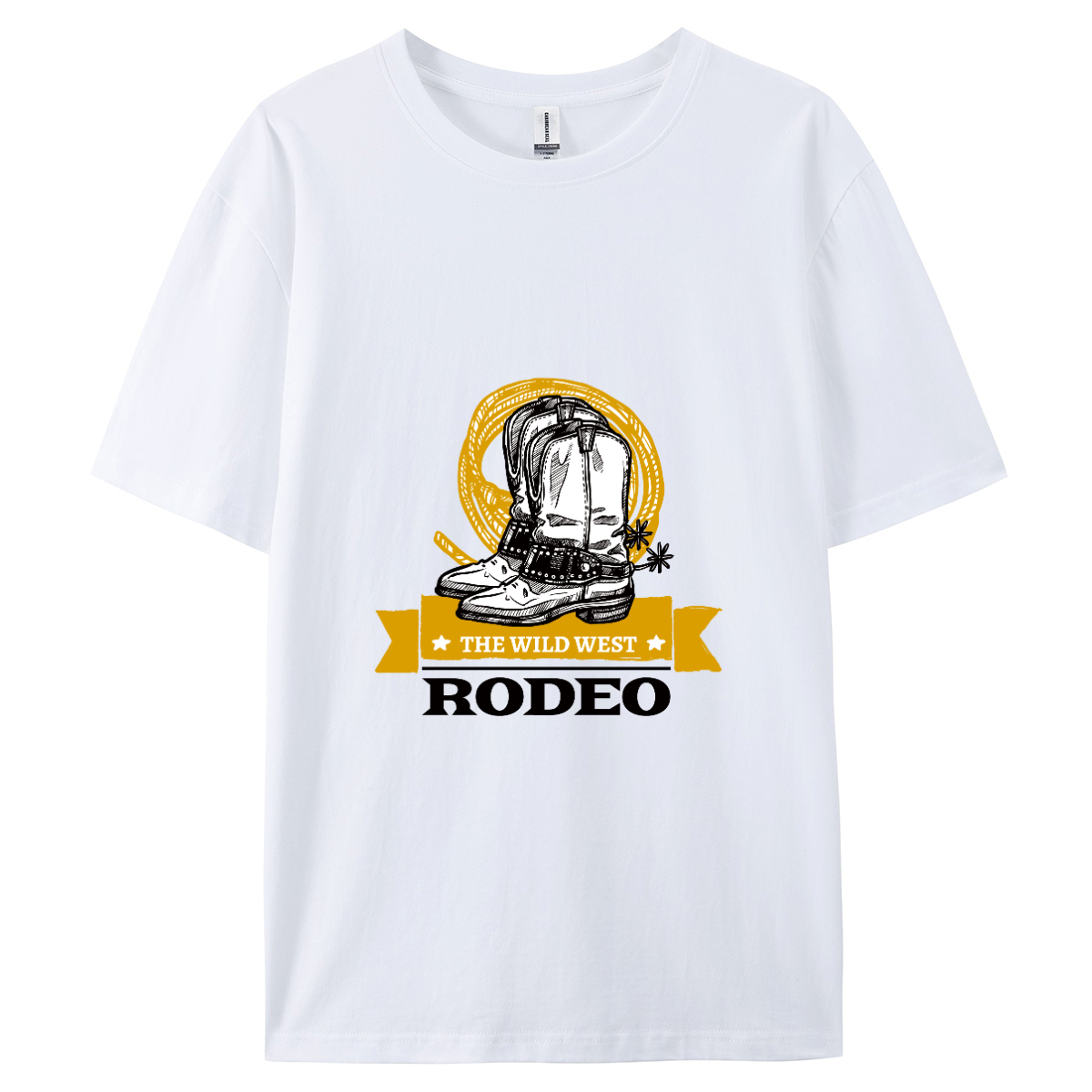 Western cowboy-boot element T-shirt