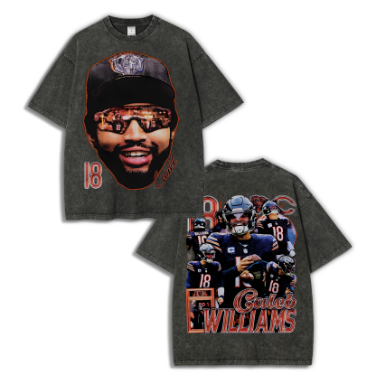 Unisex-Adult Ultra Cotton Washed T-Shirt Graphic  CALEB WILLIAMS TEE