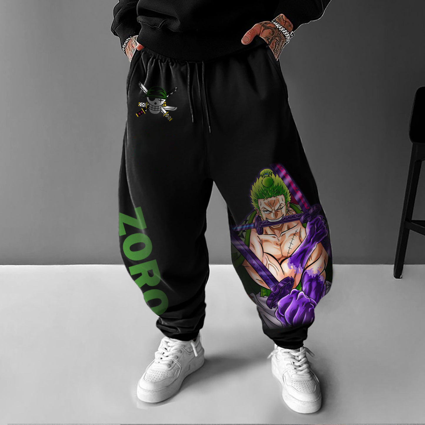Unisex Anime Printed Pants丨One Piece