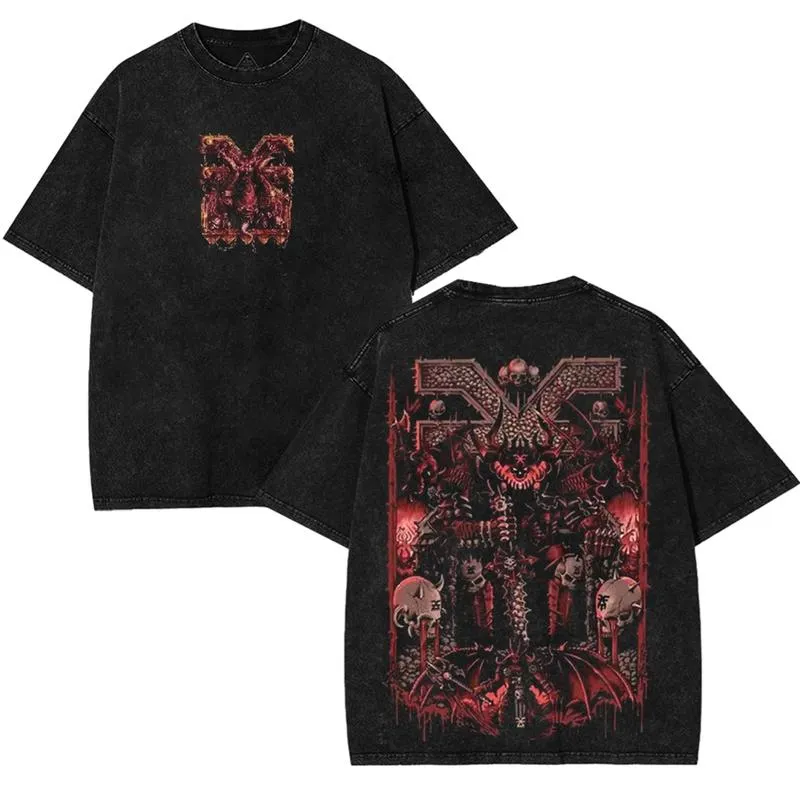 Warhammer 40K KHORNE the Blood God Unisex Fit Washed T-Shirt 2603001242