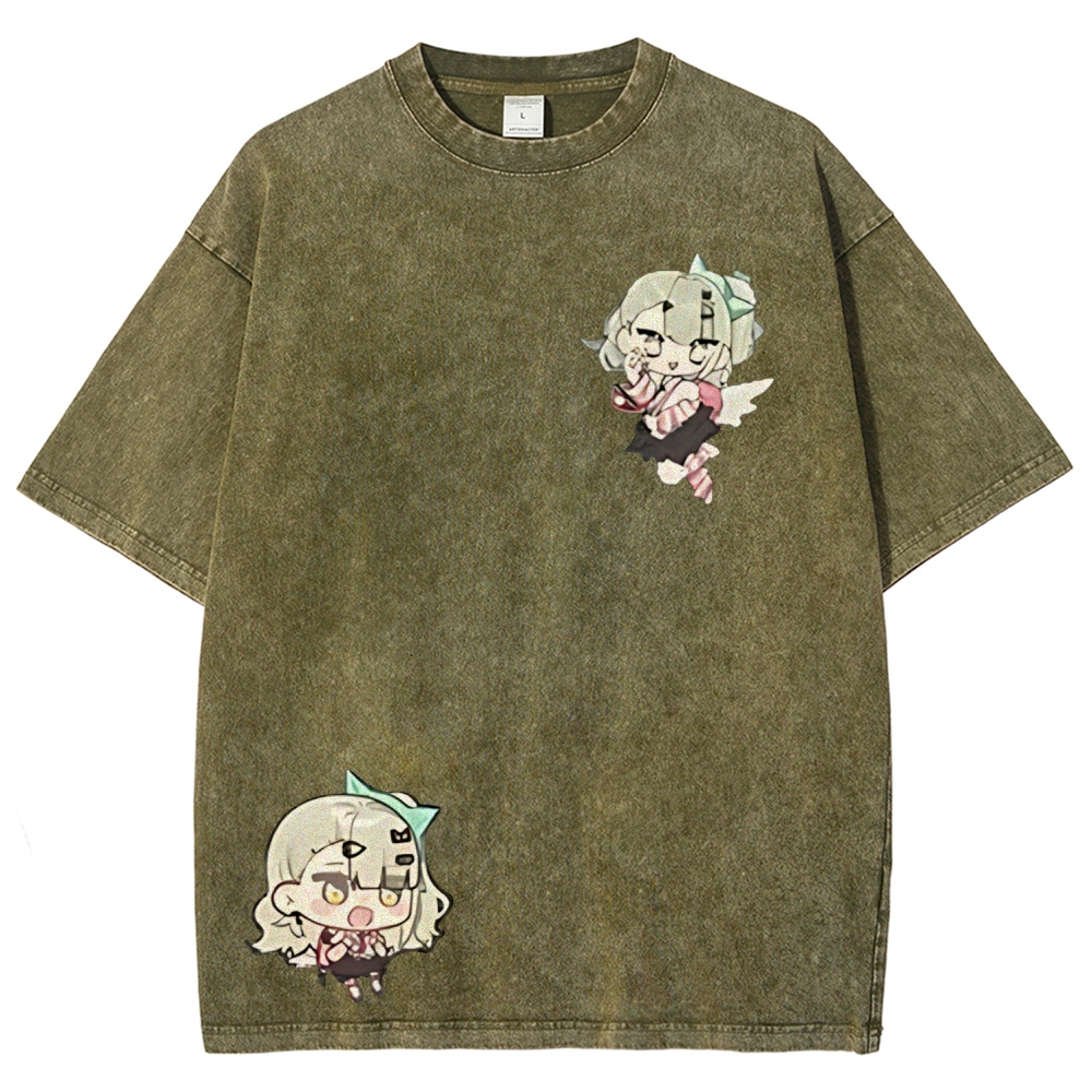 SUNNA Zenless Zone Zero Printed Unisex Washed T-Shirt