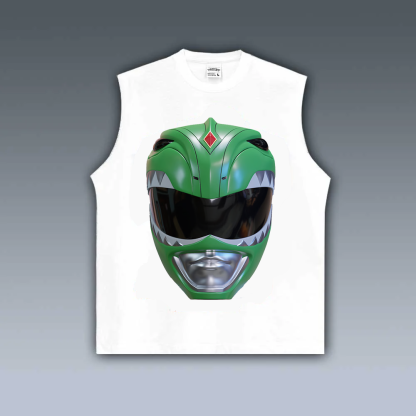 VINTAGE TANK TOP | POWER RANGERS GREEN