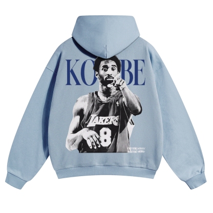Unisex-KOBE Solid Color Hoodie