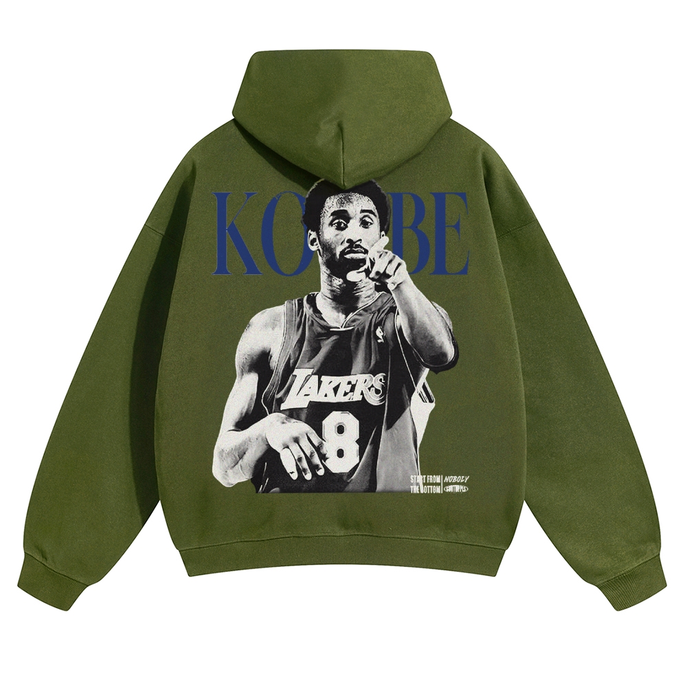 Unisex-KOBE Solid Color Hoodie