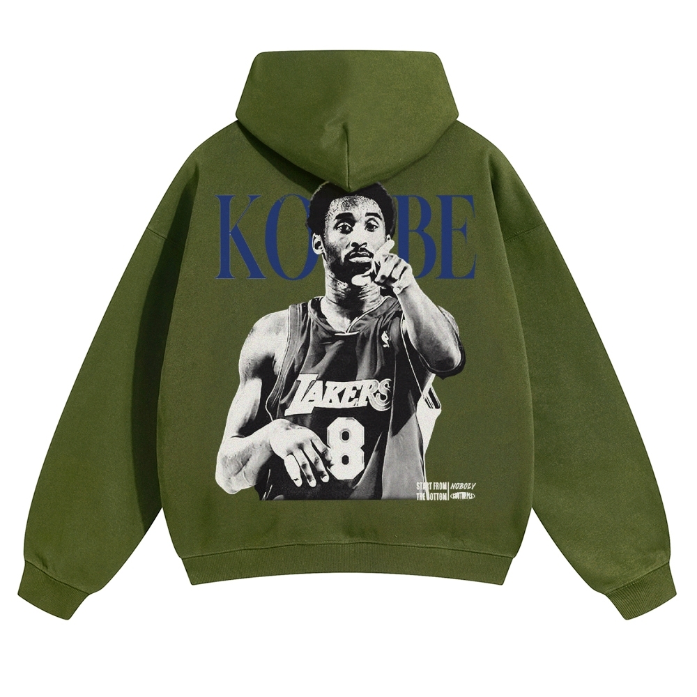Unisex-KOBE Solid Color Hoodie