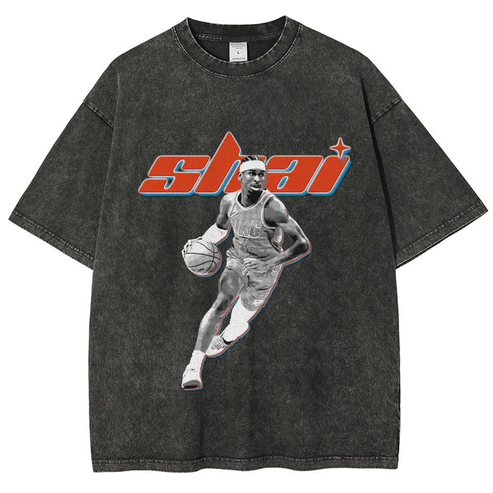 Unisex-Adult Ultra Washed T-Shirt Graphic SHAI TEE