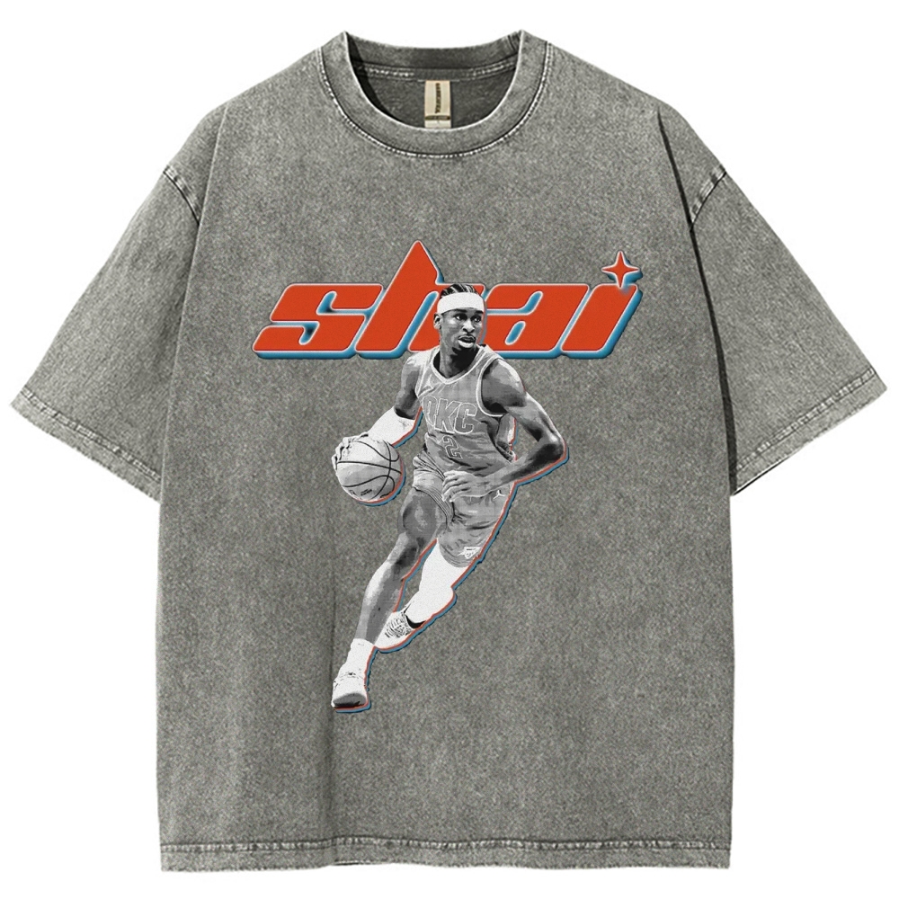 Unisex-Adult Ultra Washed T-Shirt Graphic SHAI TEE