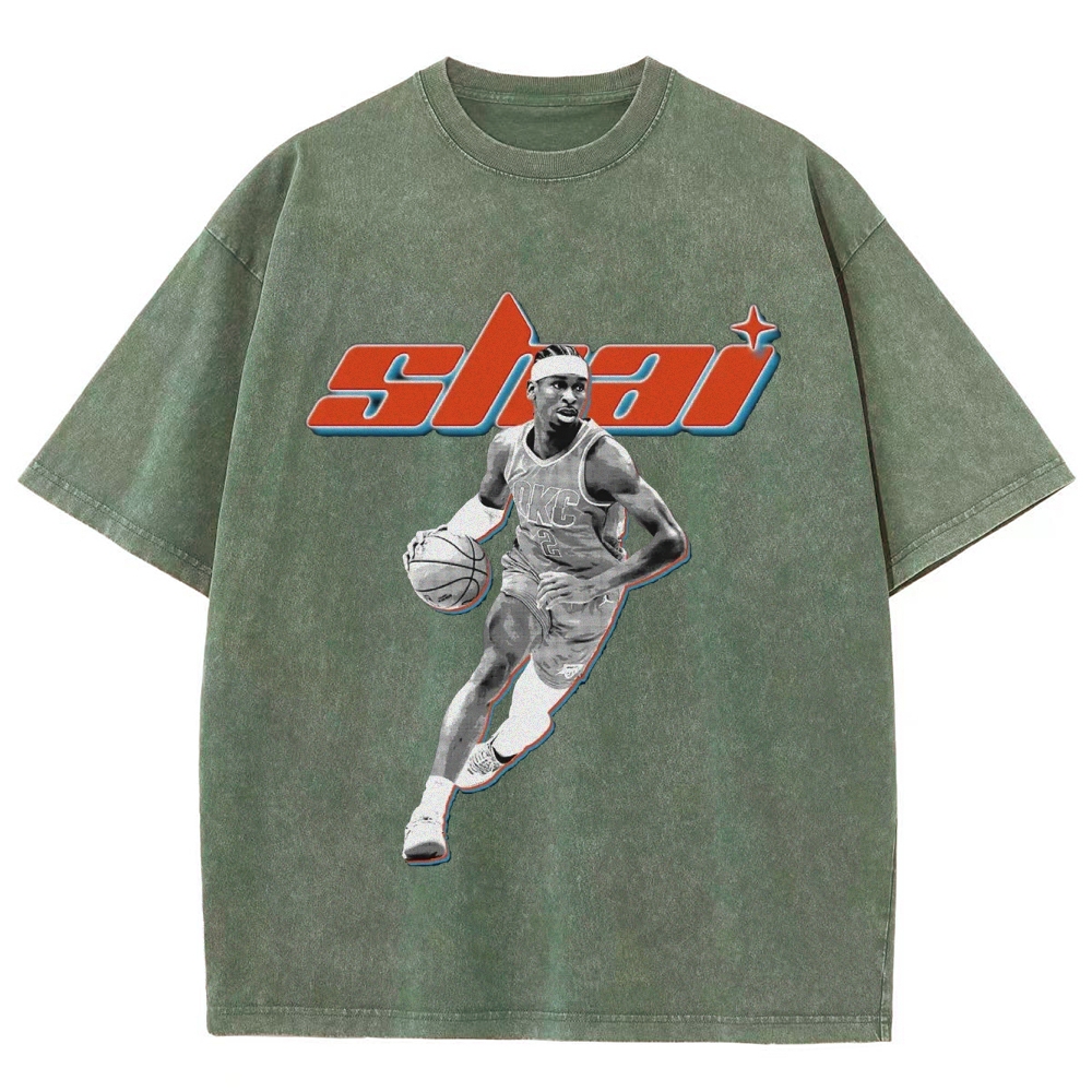 Unisex-Adult Ultra Washed T-Shirt Graphic SHAI TEE