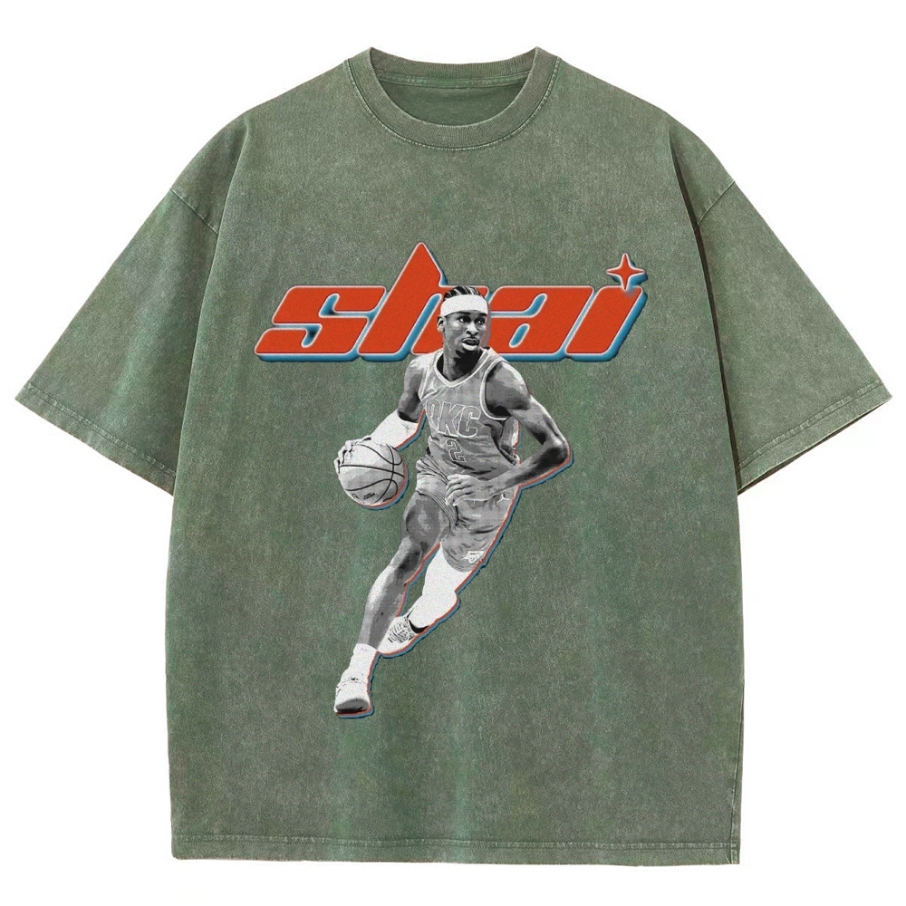 Unisex-Adult Ultra Washed T-Shirt Graphic SHAI TEE