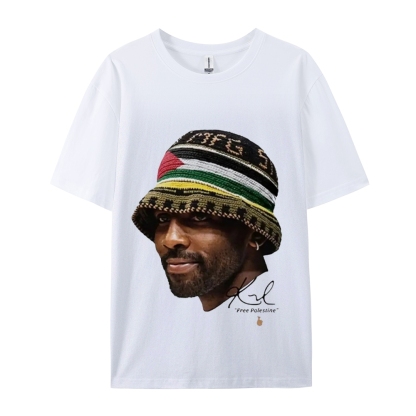 Unisex-Adult Ultra Cotton Washed T-Shirt Graphic KYRIE IRVING V3 VINTAGE TEE