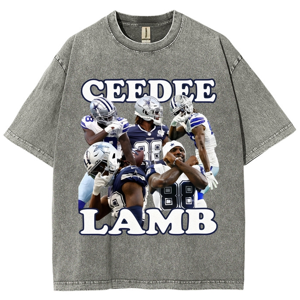 Unisex-Adult Ultra Cotton Washed T-Shirt Graphic Unisex-CEEDEE LAMB T-shirt