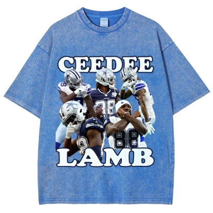 Unisex-Adult Ultra Cotton Washed T-Shirt Graphic Unisex-CEEDEE LAMB T-shirt