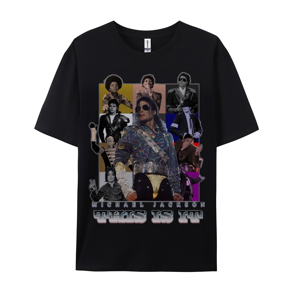 Unisex-Adult Ultra Cotton Washed T-Shirt Graphic Michael Joseph Jackson 2024 TEE