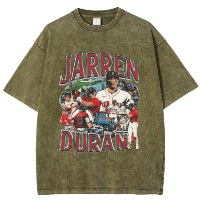 Unisex-Adult Ultra Cotton Washed T-Shirt Graphic JARREN DURAN TEE