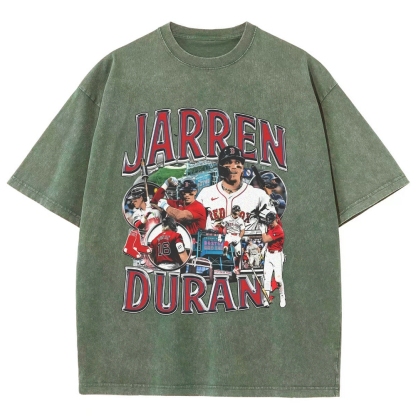 Unisex-Adult Ultra Cotton Washed T-Shirt Graphic JARREN DURAN TEE