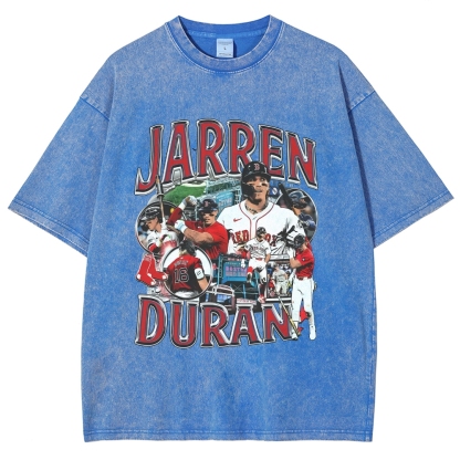 Unisex-Adult Ultra Cotton Washed T-Shirt Graphic JARREN DURAN TEE