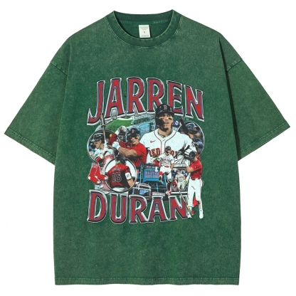 Unisex-Adult Ultra Cotton Washed T-Shirt Graphic JARREN DURAN TEE