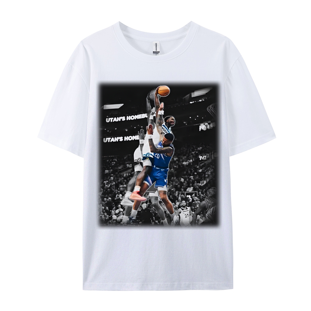 Unisex-Adult Ultra Cotton Washed T-Shirt Graphic-Anthony DeVante Edwards 2024 TEE